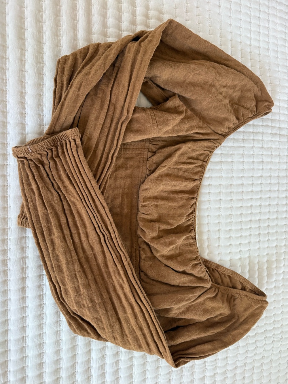 wild fable Cable-Knit Brown Top